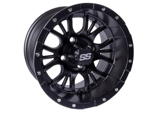 GTW Wheel 14X7 Diesel Matte Black w/SS Cap