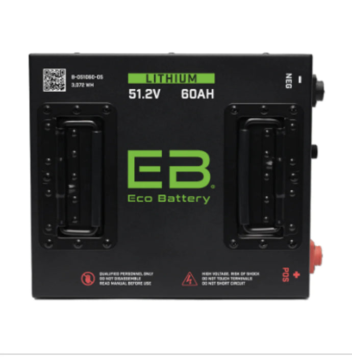 Eco Battery 51V 60Ah "Cube" LiFePO4 Golf Cart Battery