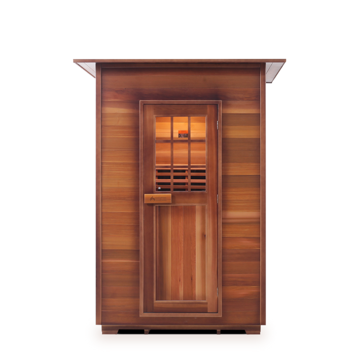 Enlighten Sauna "Moonlight" 2-Person Dry Traditional Indoor/Outdoor Sauna