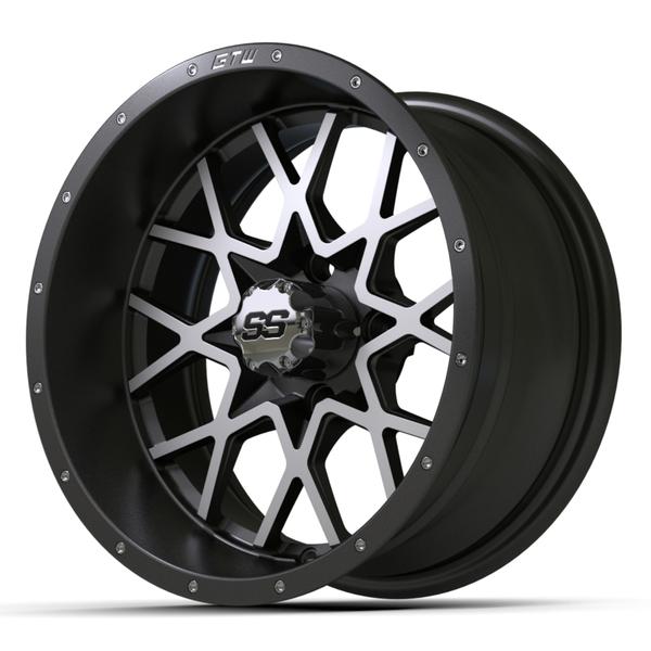 GTW 14" Vortex Wheel - Matte Grey/Machined