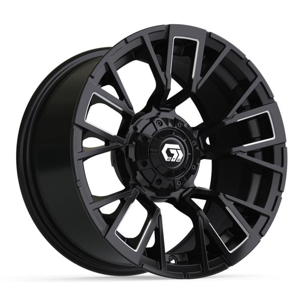 GTW 14" Vandal Matte Black with Machined Accents Wheel