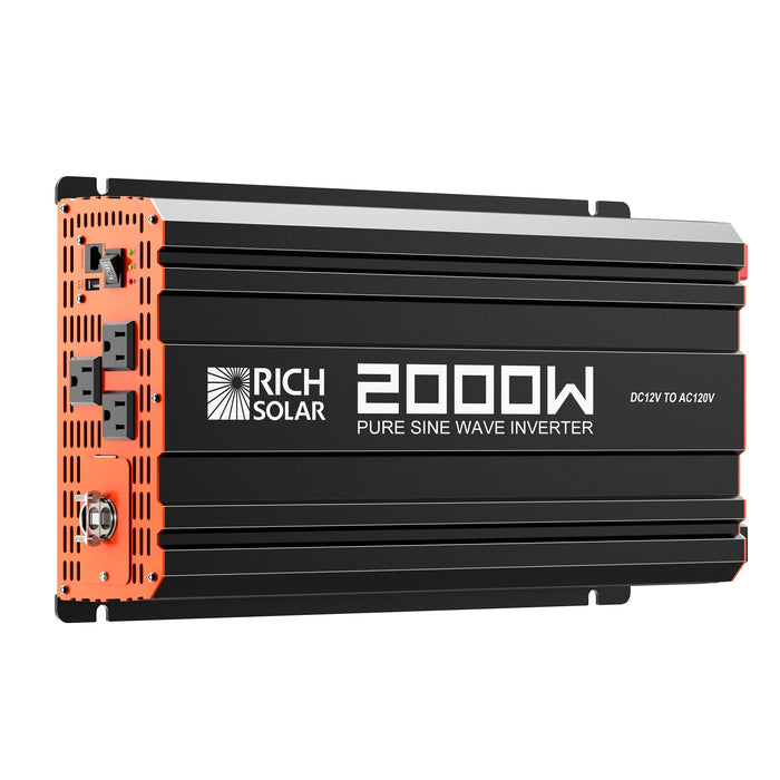 Rich Solar Nova Pure 2K - 2000W (2kW) 12V Industrial Pure Sine Wave Inverter