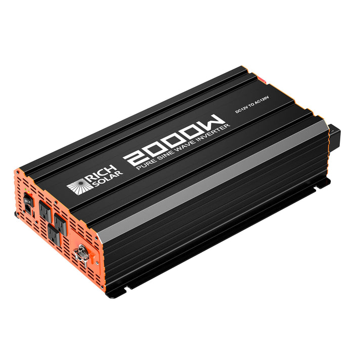 Rich Solar Nova Pure 2K - 2000W (2kW) 12V Industrial Pure Sine Wave Inverter