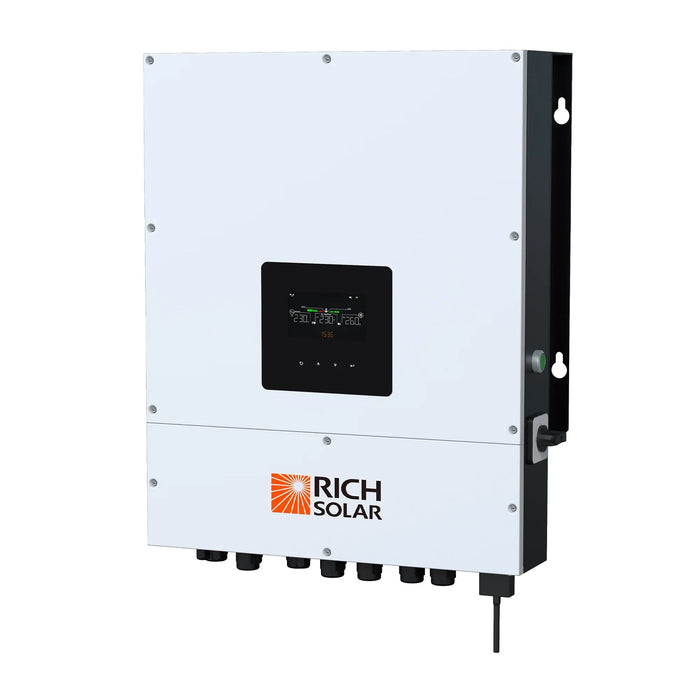 RICH SOLAR Nova 8K | 8000 Watt (8kW) 48V Split Phase Hybrid Inverter | 8000W PV Input, 6000W Continuous Output 120/240V