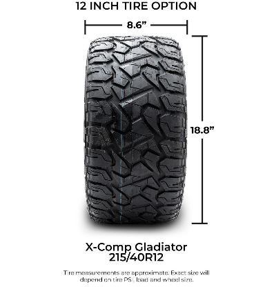 XCOMP Gladiator Street Tires - Set of 4