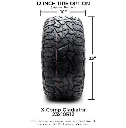 XCOMP Gladiator Street Tires - Set of 4