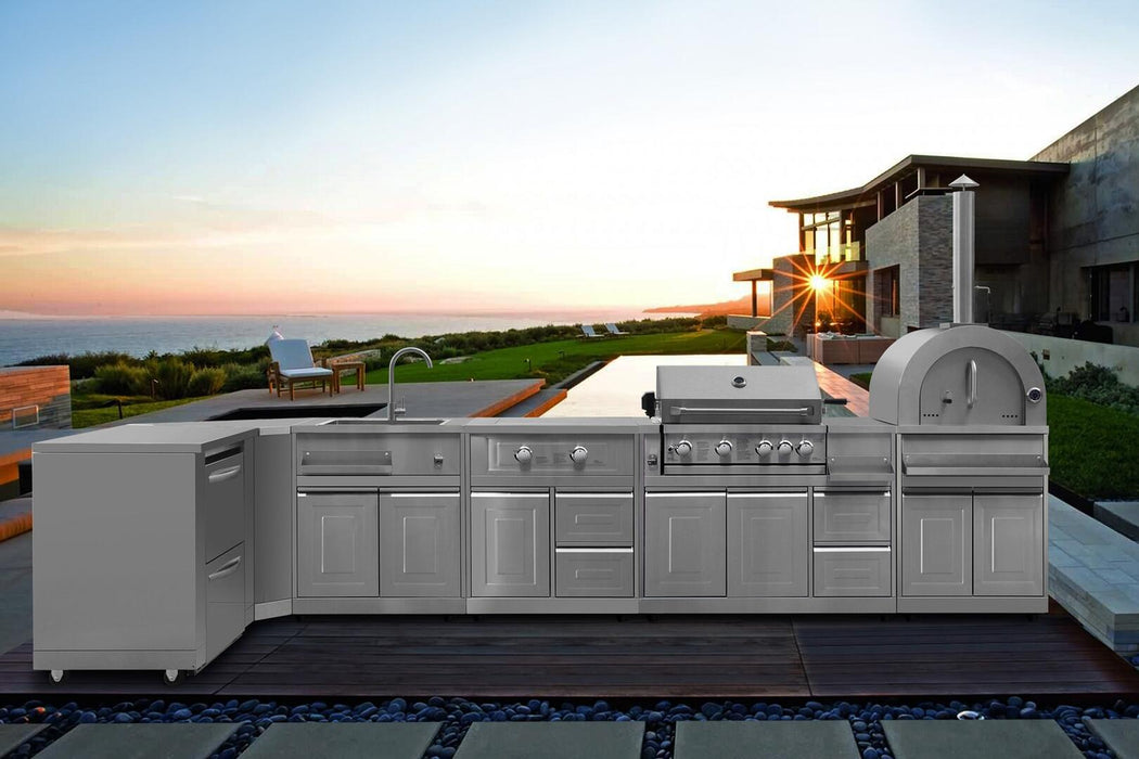 Thor Kitchen 32" Outdoor Kitchen BBQ Grill Cabinet in Stainless Steel (MK03SS304)