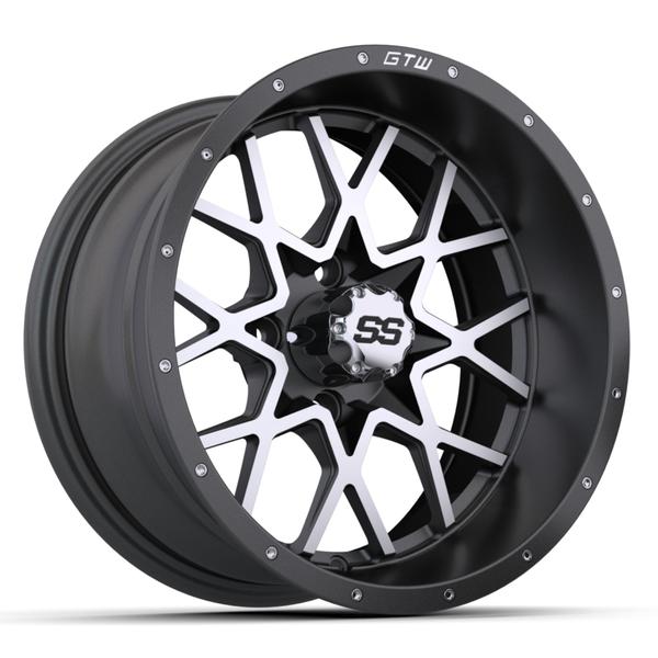 GTW 14" Vortex Wheel - Matte Grey/Machined