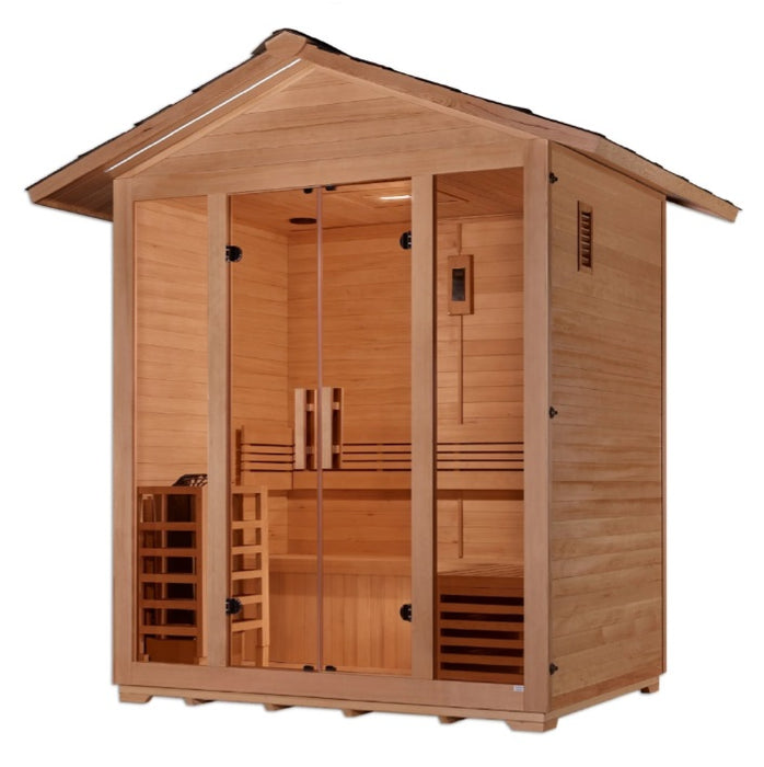 Golden Designs "Vorarlberg" 4-5 Person Traditional Outdoor Sauna (GDI-8105-01)