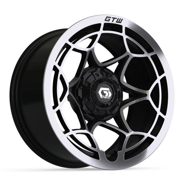 GTW 14" Nexus Gloss Black with Silver Face Wheel