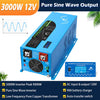 Sungold Power Off Grid Solar Kit 3000w Inverter 12vdc 120v Output Lifepo4 Battery 600 Watt Solar Back Up Sgk-Pro3