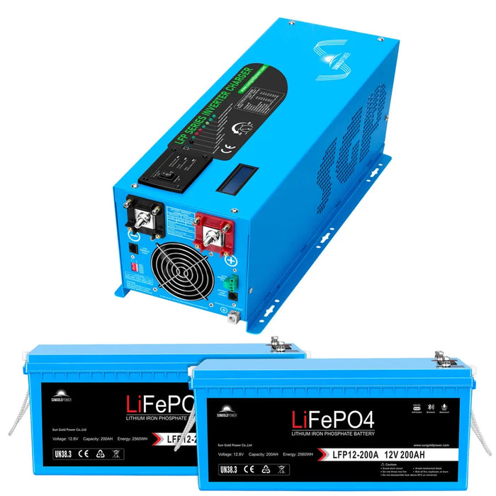 Sungold Power 2000w Dc 12v Pure Sine Wave Inverter With Charger