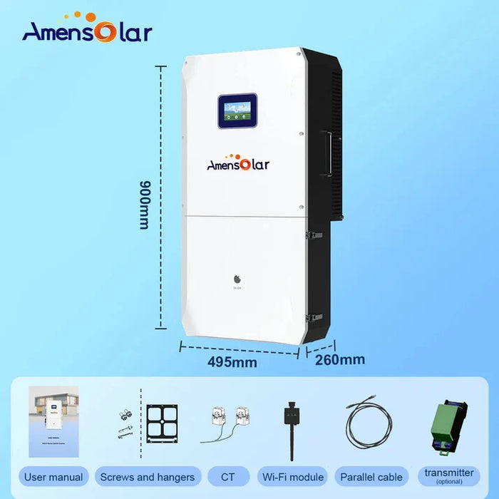AmenSolar 12kW Split Phase Hybrid Solar Inverter (N3H-X12US)