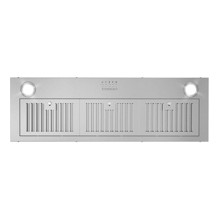 Cosmo 36" 380 CFM Convertible Insert Range Hood in Stainless Steel (COS-36IRHP)