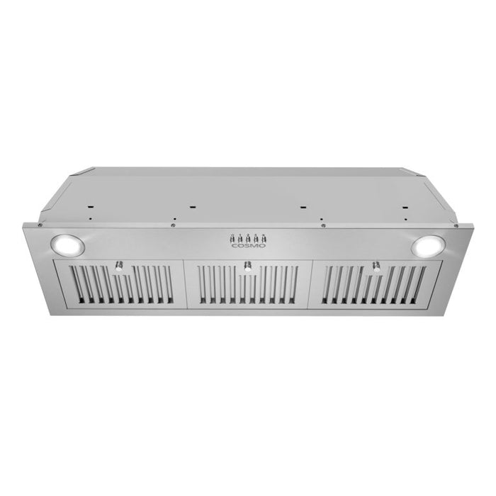 Cosmo 36" 380 CFM Convertible Insert Range Hood in Stainless Steel (COS-36IRHP)