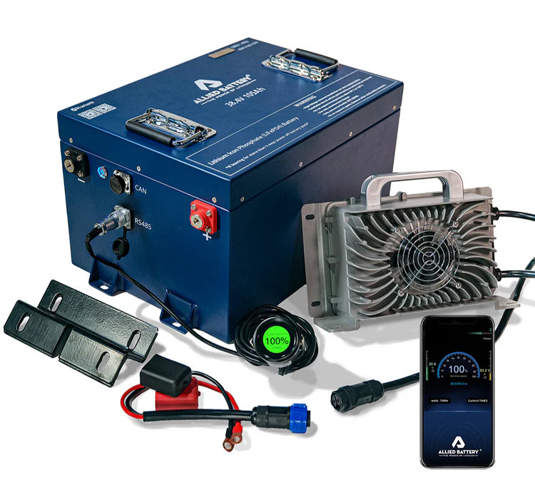 Allied Battery Lithium 36V 105Ah LiFePO4 Bundle