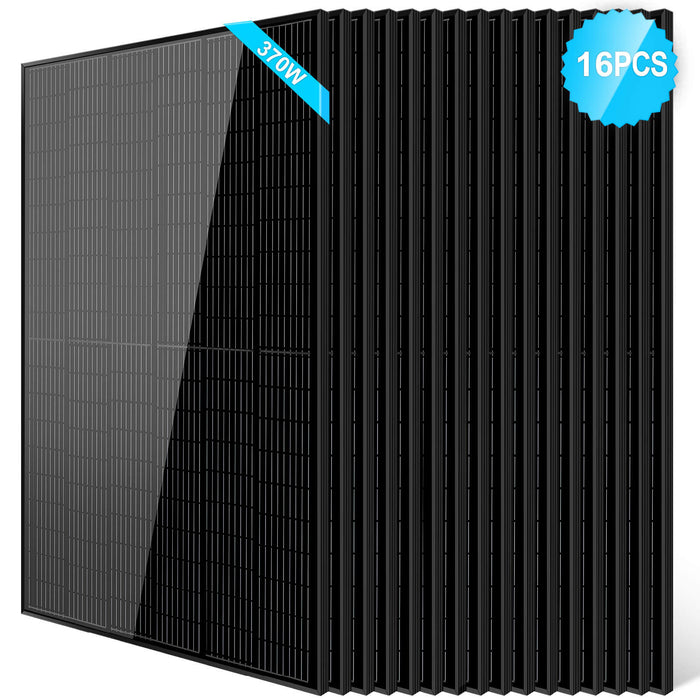 Sungold Power 370W Mono Black PERC Solar Panel UL 61730