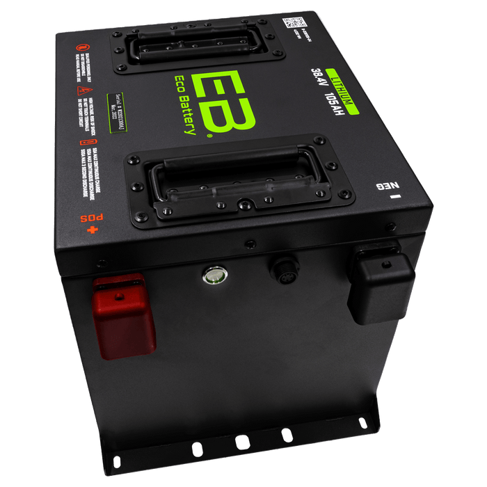 Eco Battery 51V 105Ah "Thru Hole" LiFePO4 Golf Cart Battery