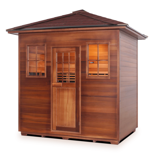 Enlighten Full Spectrum Infrared Sauna SIERRA 5 - Outdoor Sauna 5 Person