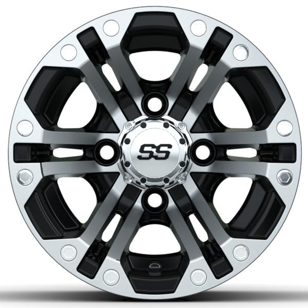 GTW 10″ Specter Black with Machined Accents Wheel