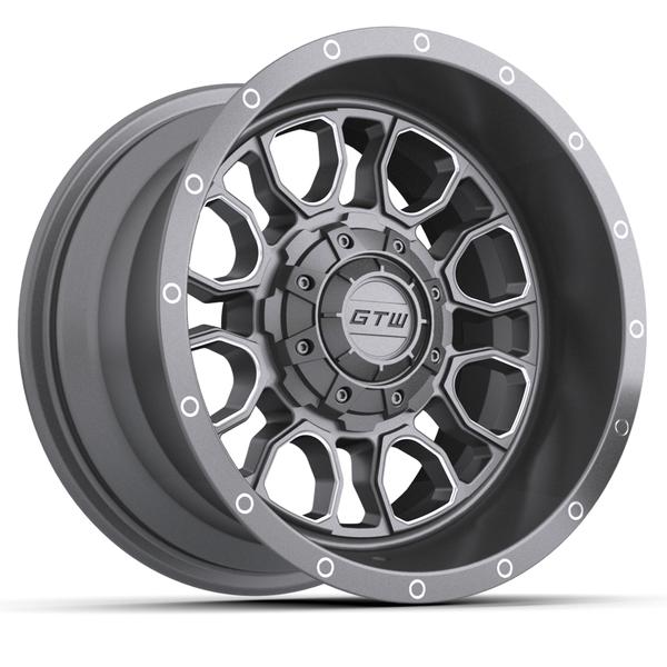 GTW 12" Volt Gunmetal with Machined Accents Wheel