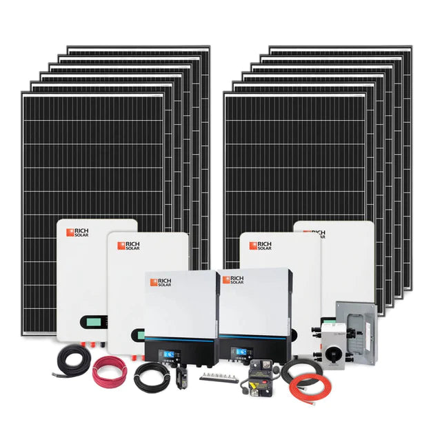 Rich Solar 4000W 48V 240VAC Cabin Kit - Off-Grid Solar Kit