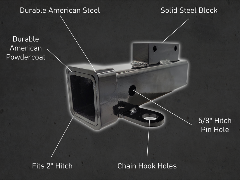 Evolution D5 2+2 & D5 4+2 2' Hitch Receiver