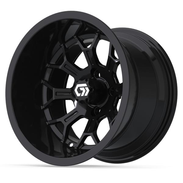 GTW 14" Assault Gloss Black Ultra-Wide Wheel