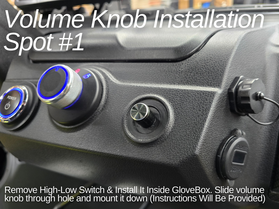 Evolution D5 / 2+2 Plus Model Volume Control