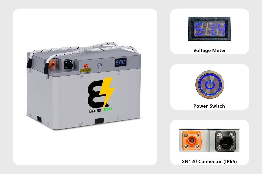 Battery Evo 48V Falcon Elite - 67Ah 3.3 kWh