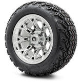 MODZ® 12" Halo Chrome Wheels & Off-Road Tires Combo