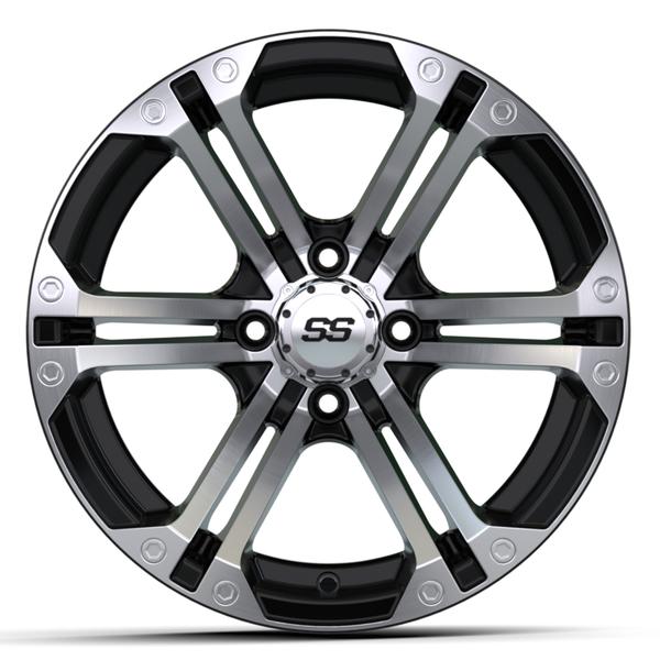 GTW 14" Specter Black with Machined Accents Wheel