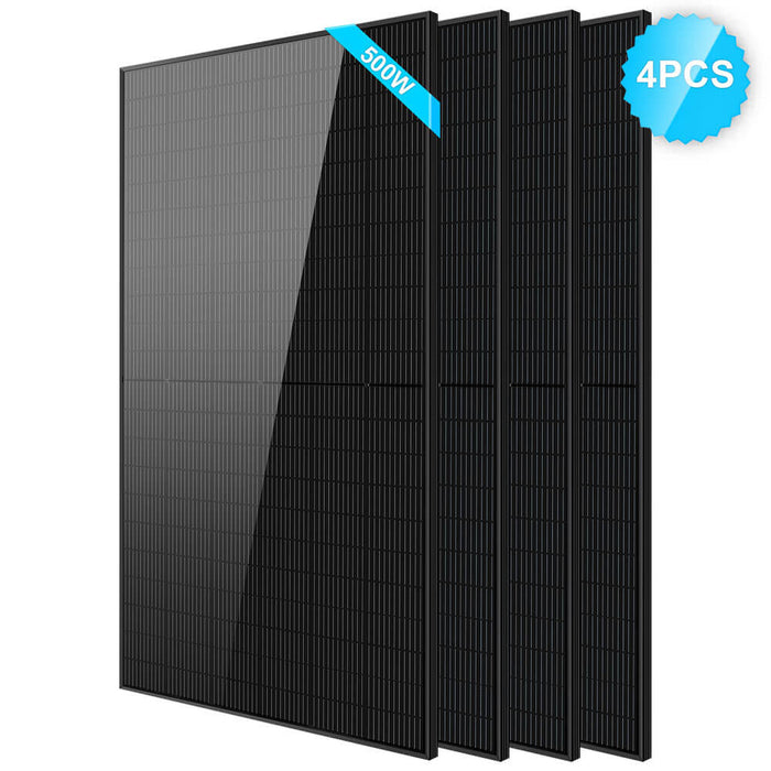 500W Mono Black PERC Solar Panel