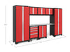 NewAge Bold Series 8 Piece Cabinet Set with Tool, Base, Wall Cabinets and 30 in. Lockers