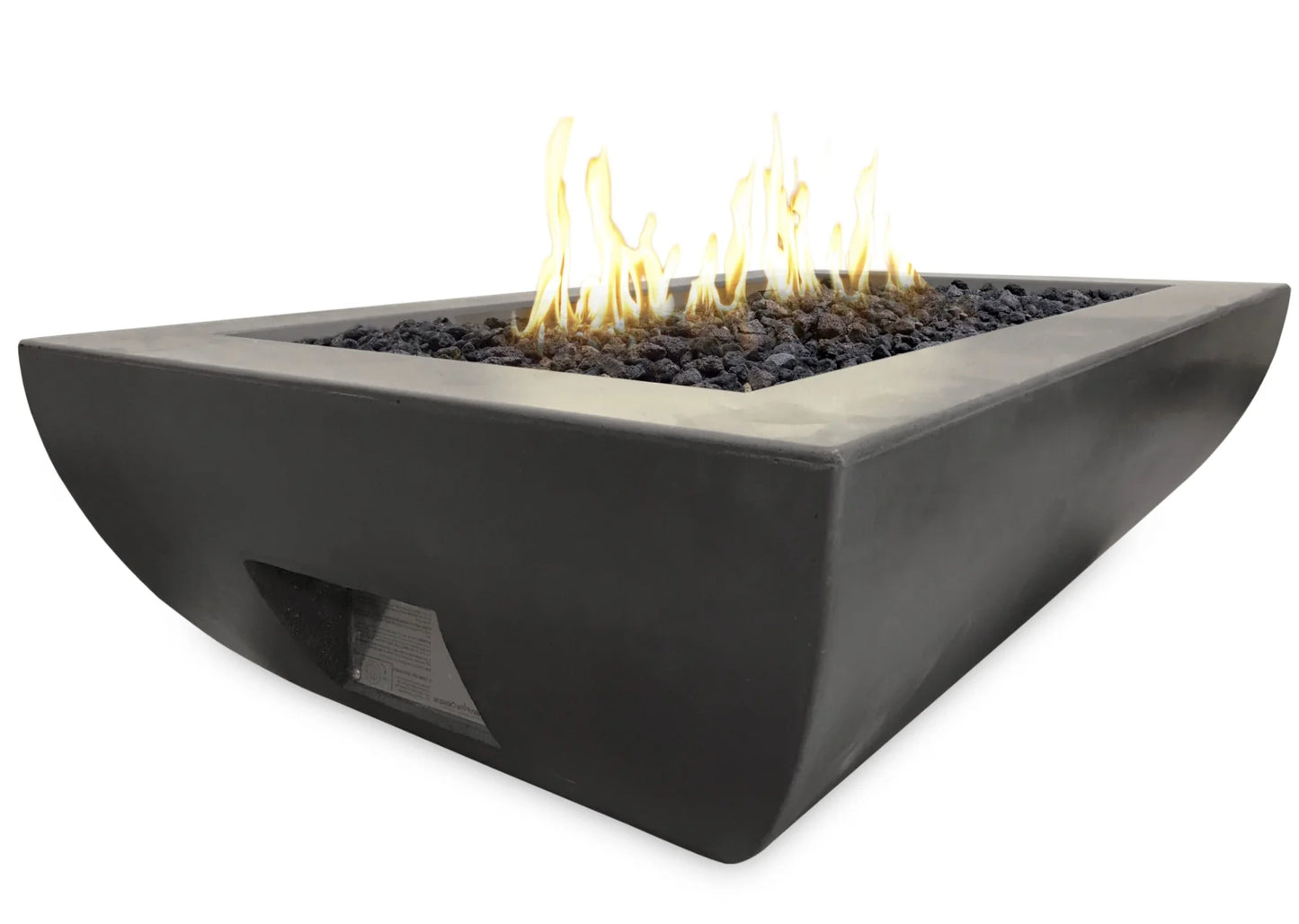 American Fyre Designs Bordeaux Rectangular Fire Bowl Fire Pit