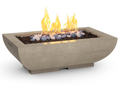American Fyre Designs Bordeaux Rectangular Fire Bowl Fire Pit