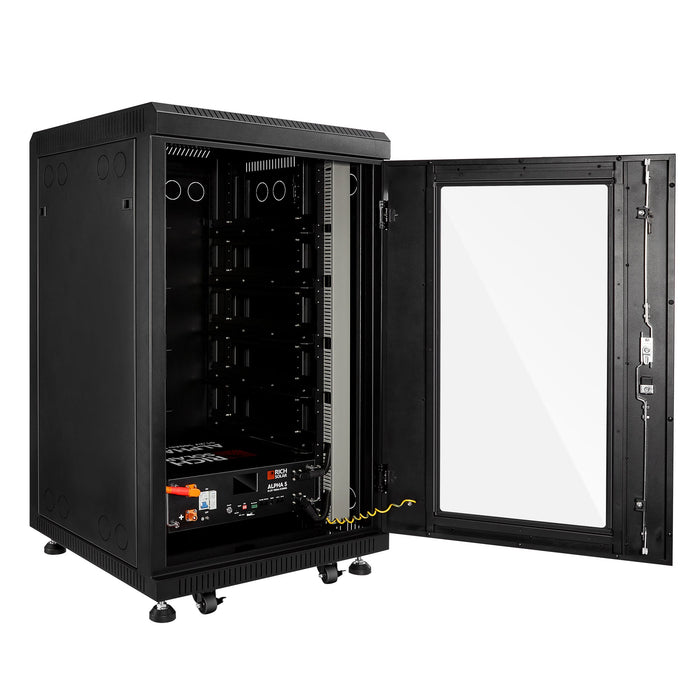 Rich Solar Nova 12K PV Hybrid Inverter Solar Kit & 61.44kWH Alpha 5 Pro Server LiFePO4 Battery