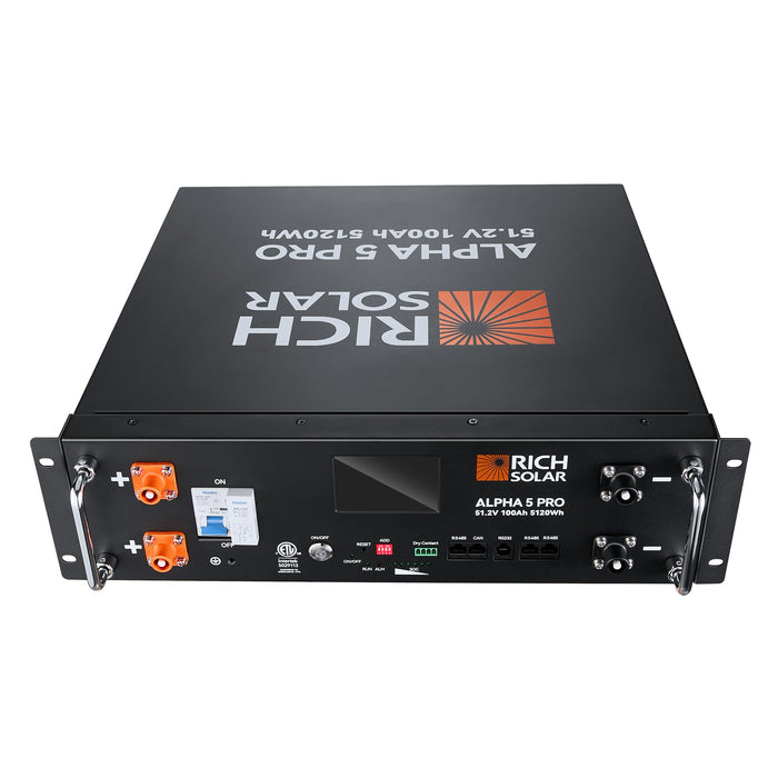 Rich Solar Alpha 5 Pro - 51.2V 100Ah LiFePO4 Battery