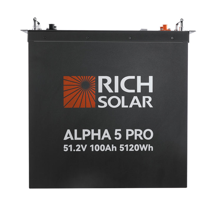 Rich Solar Alpha 5 Pro - 51.2V 100Ah LiFePO4 Battery