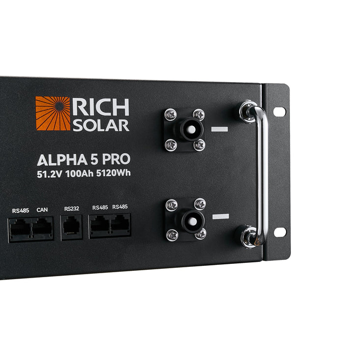 Rich Solar Alpha 5 Pro - 51.2V 100Ah LiFePO4 Battery