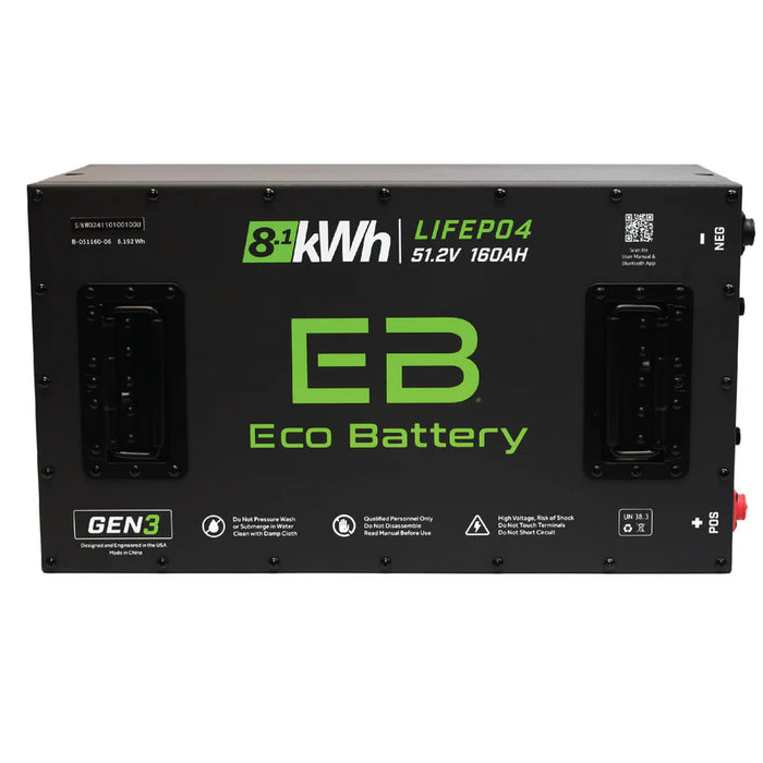 Eco Battery GEN3 51V 160Ah Battery Bundle - Club Car Precedent / Onward / Tempo / 2009+