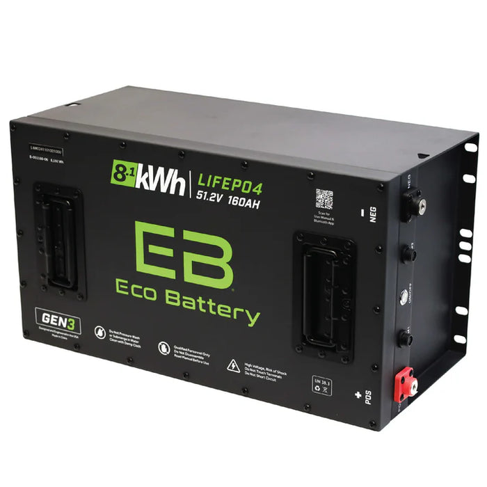Eco Battery 51V 160Ah GEN3 LiFePO4 Lithium Battery