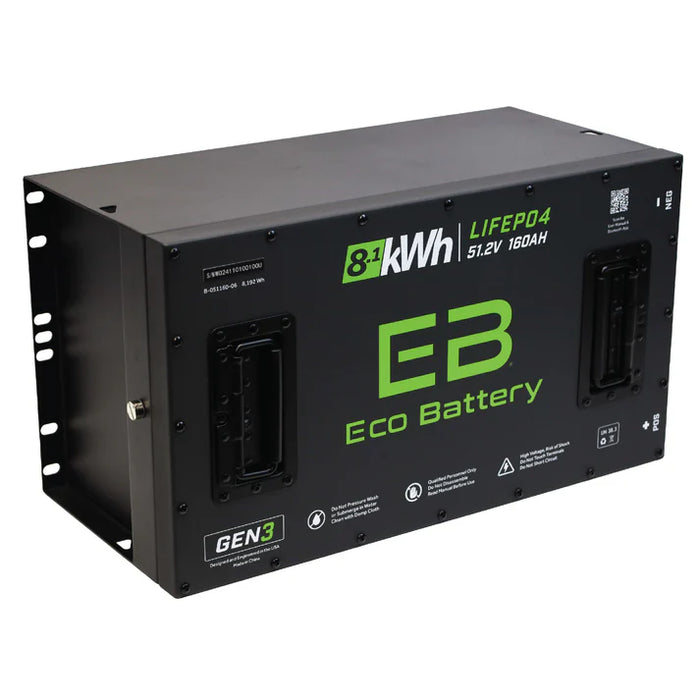 Eco Battery 51V 160Ah GEN3 LiFePO4 Lithium Battery