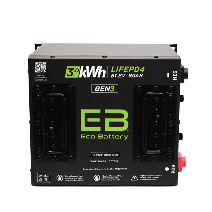Eco Battery GEN3 51V 60Ah Battery Bundle - Yamaha G19/G22