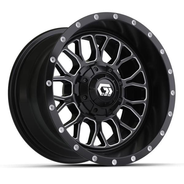 GTW 12" Helix Black & Machined Wheel