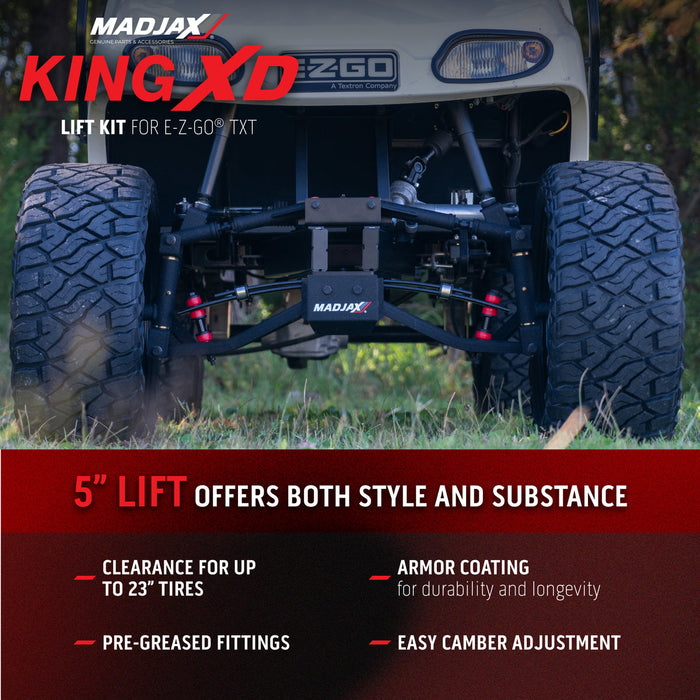 MadJax EZGO TXT 5" King XD Lift Kit (Years 2014-Up)