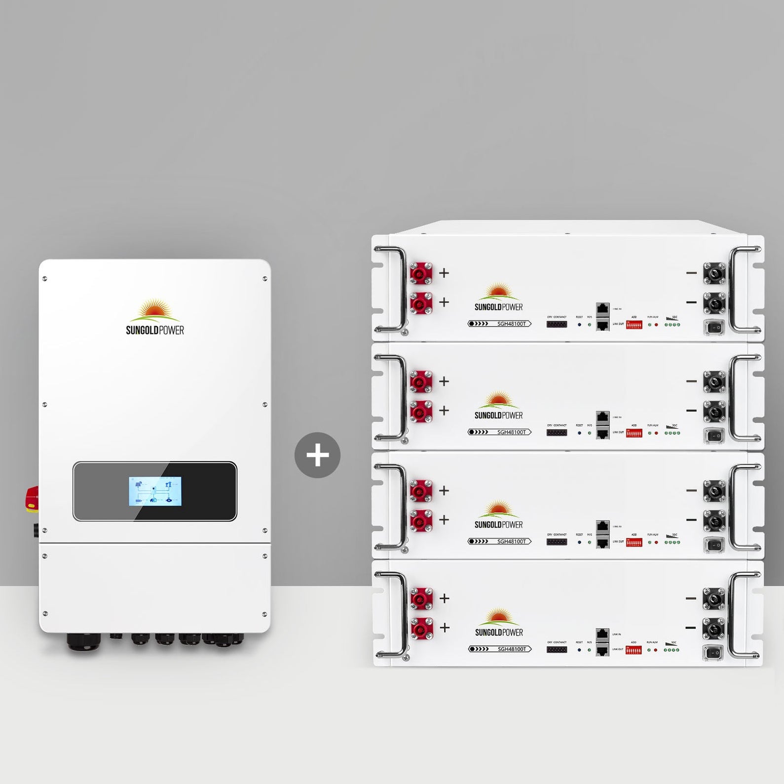 SunGold UL 10KW Hybrid Inverter 48V Split Phase Grid Feedback Batteryl ...