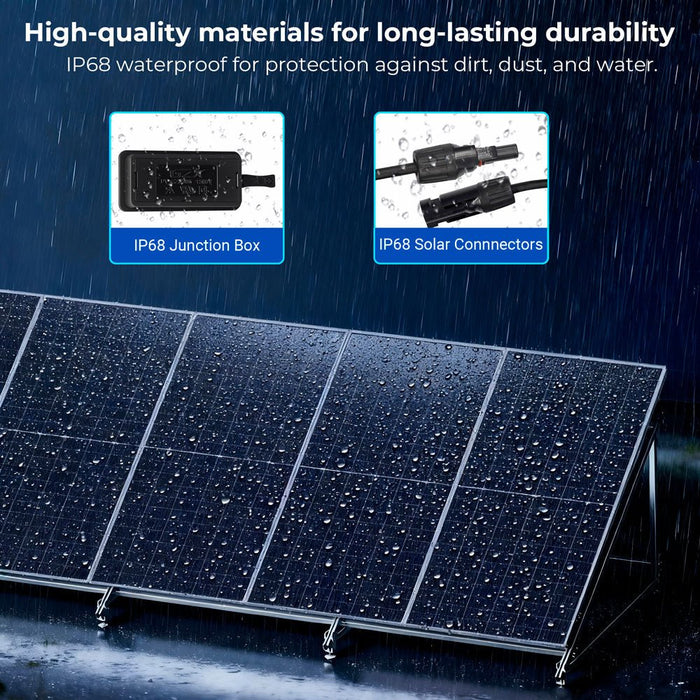Sungold Power 590 Watt Bifacial N-Type Monocrystalline Solar Panel (SGN-590-BDG1 UL61730 CEC Listed))