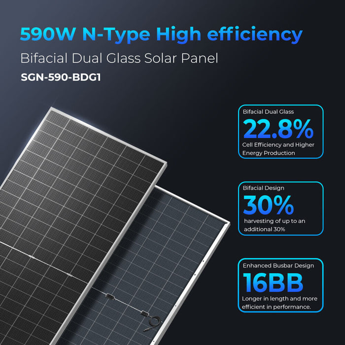 Sungold Power Off-Grid Solar Kit 24KW 48VDC 120/240VAC 61.44KWH-64.28KWH Lithium Battery 31 X 590 Watts Solar Panels (FR-24K60CP/ FR-24K64PM)