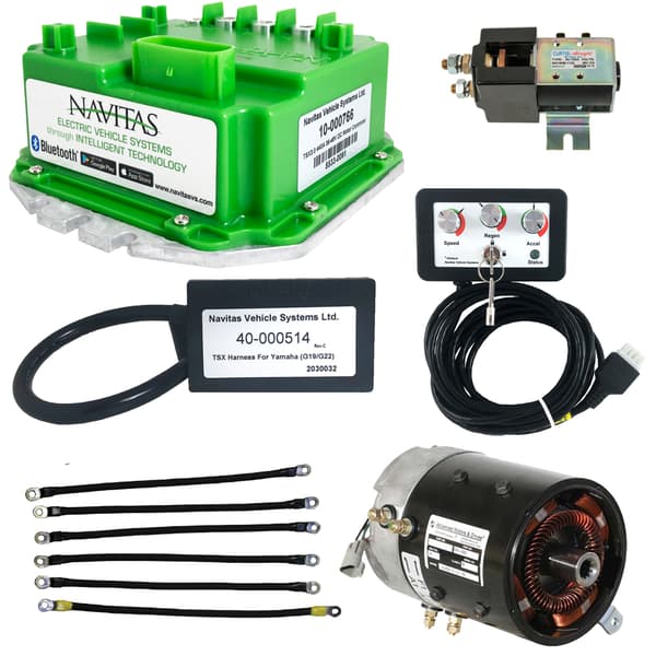 Navitas TSX 3.0 DC 4.3hp Motor and Controller Speed Package - Yamaha G19